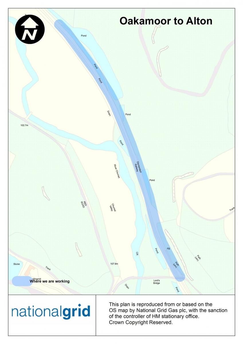 map of gas pipeline replacement