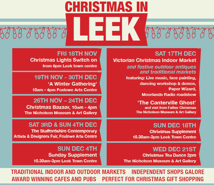 Leek Victorian Indoor Christmas Market Valley guide